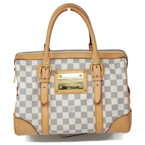 Louis Vuitton Handbags - Auth Louis Vuitton Berkeley Damier Azur Tote Bag